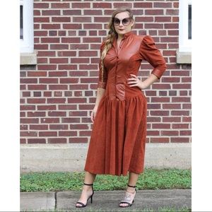 💜 Vintage Hocus Pocus Couture Midi Dress